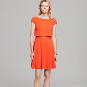 NWOT Bailey 44 Orange Mesh Dress Sz:4 (S)